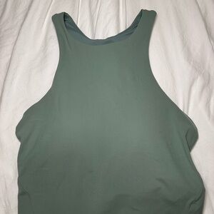 Target Women's Sleeveless Tank Top w Built in Bra- Green
